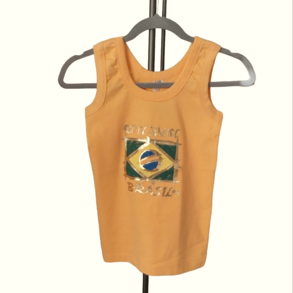Rio de Janeiro & Brasil Flag Tank Top